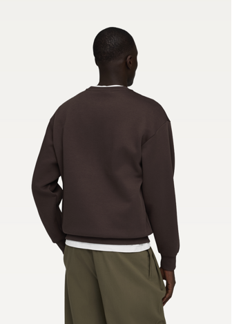 Худі чоловіче PUMA ESS ELEVATED CAT LOGO Crew Chocolate Brown