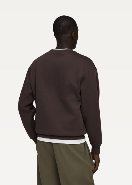 Худі чоловіче PUMA ESS ELEVATED CAT LOGO Crew Chocolate Brown