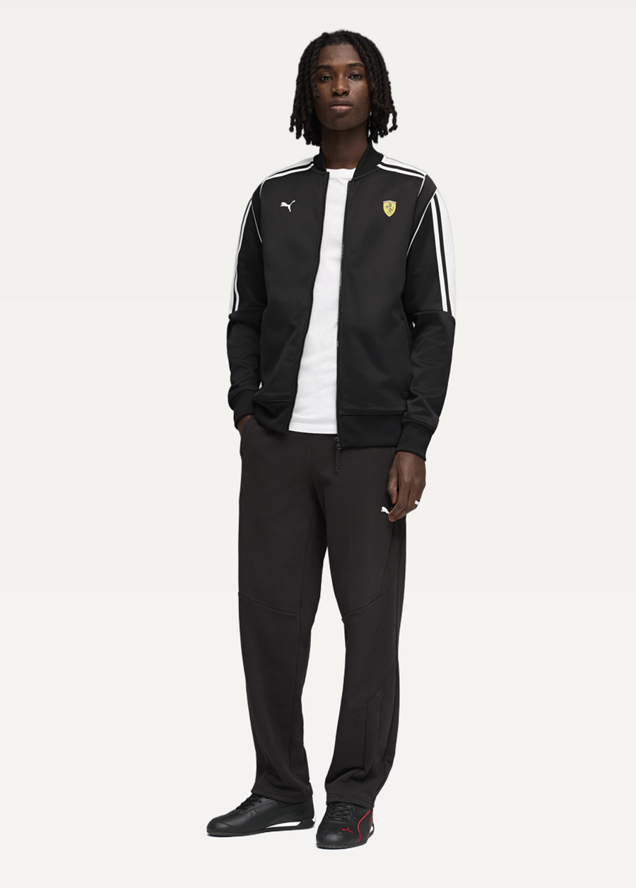 Спортивные штаны мужские PUMA Ferrari PM1 Sweat Pants черного цвета
