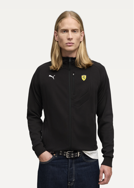 Кофта чоловіча Ferrari HDD PM1 Sweat Jacket чорного кольору