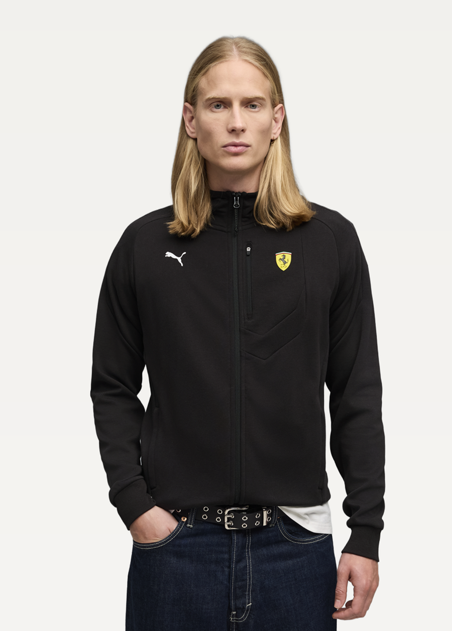Кофта мужская Ferrari HDD PM1 Sweat Jacket черного цвета