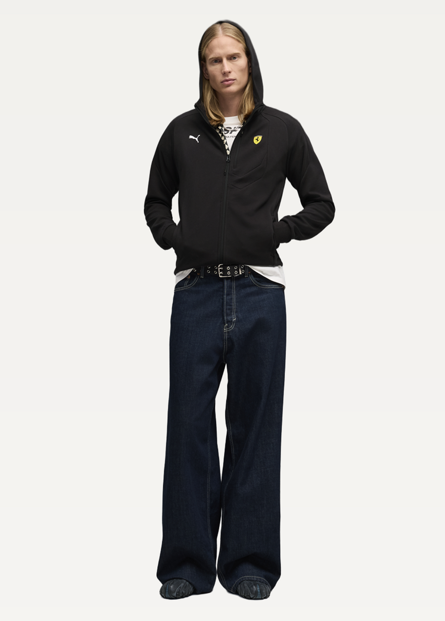 Кофта мужская Ferrari HDD PM1 Sweat Jacket черного цвета