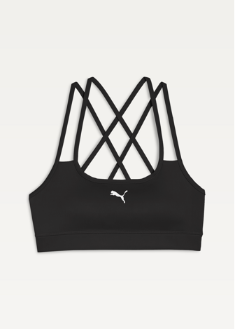 Спортивний топ жіночий PUMA MOVE Strappy Bra - Low чорного кольору