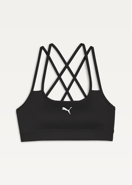 Спортивний топ жіночий PUMA MOVE Strappy Bra - Low чорного кольору