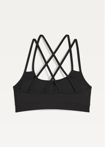 Спортивний топ жіночий PUMA MOVE Strappy Bra - Low чорного кольору
