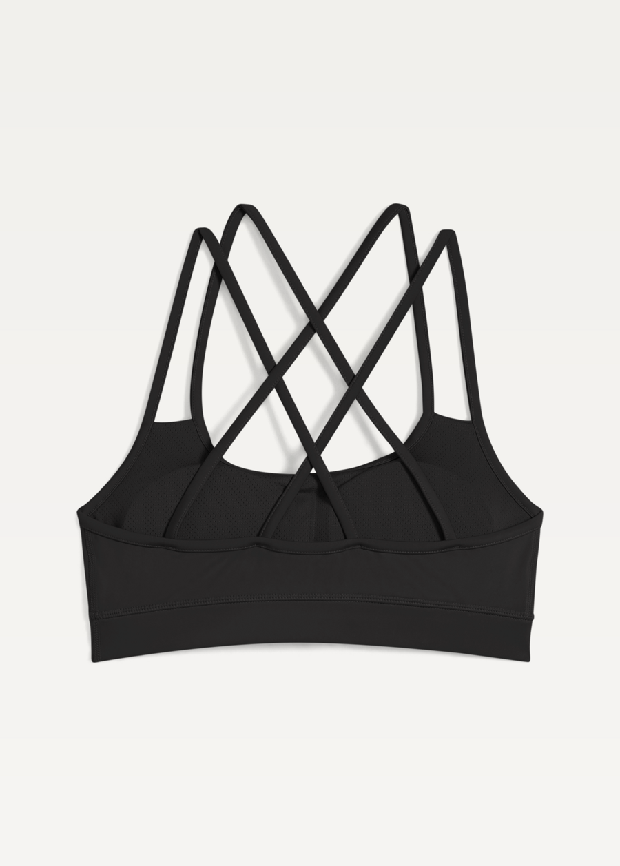 Спортивний топ жіночий PUMA MOVE Strappy Bra - Low чорного кольору