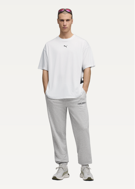 Футболка чоловіча PUMA M GRAPHIC OVERSIZED TEE білого кольору