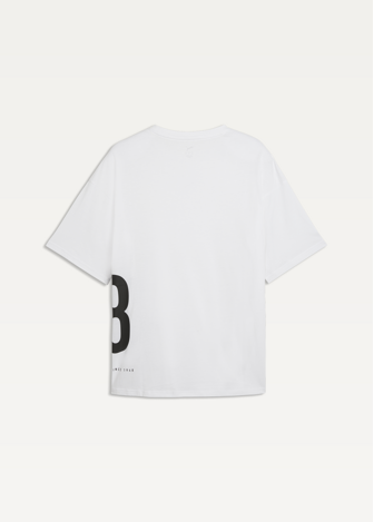 Футболка чоловіча PUMA M GRAPHIC OVERSIZED TEE білого кольору