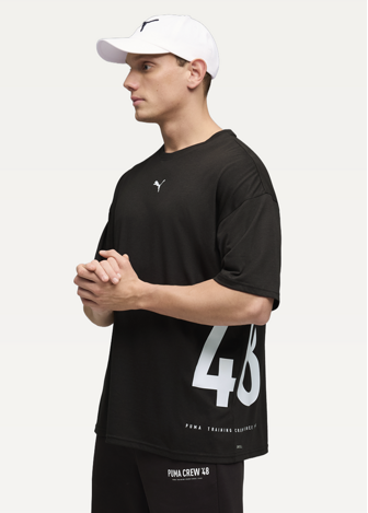 Футболка чоловіча PUMA M GRAPHIC OVERSIZED TEE чорного кольору