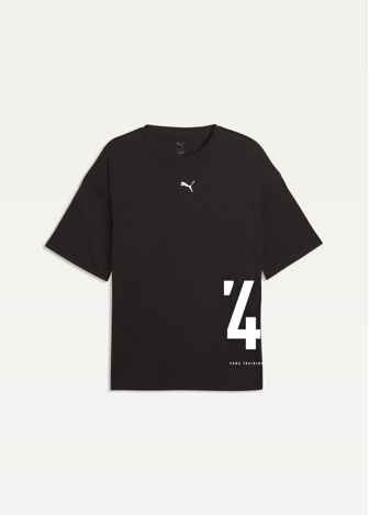 Футболка чоловіча PUMA M GRAPHIC OVERSIZED TEE чорного кольору