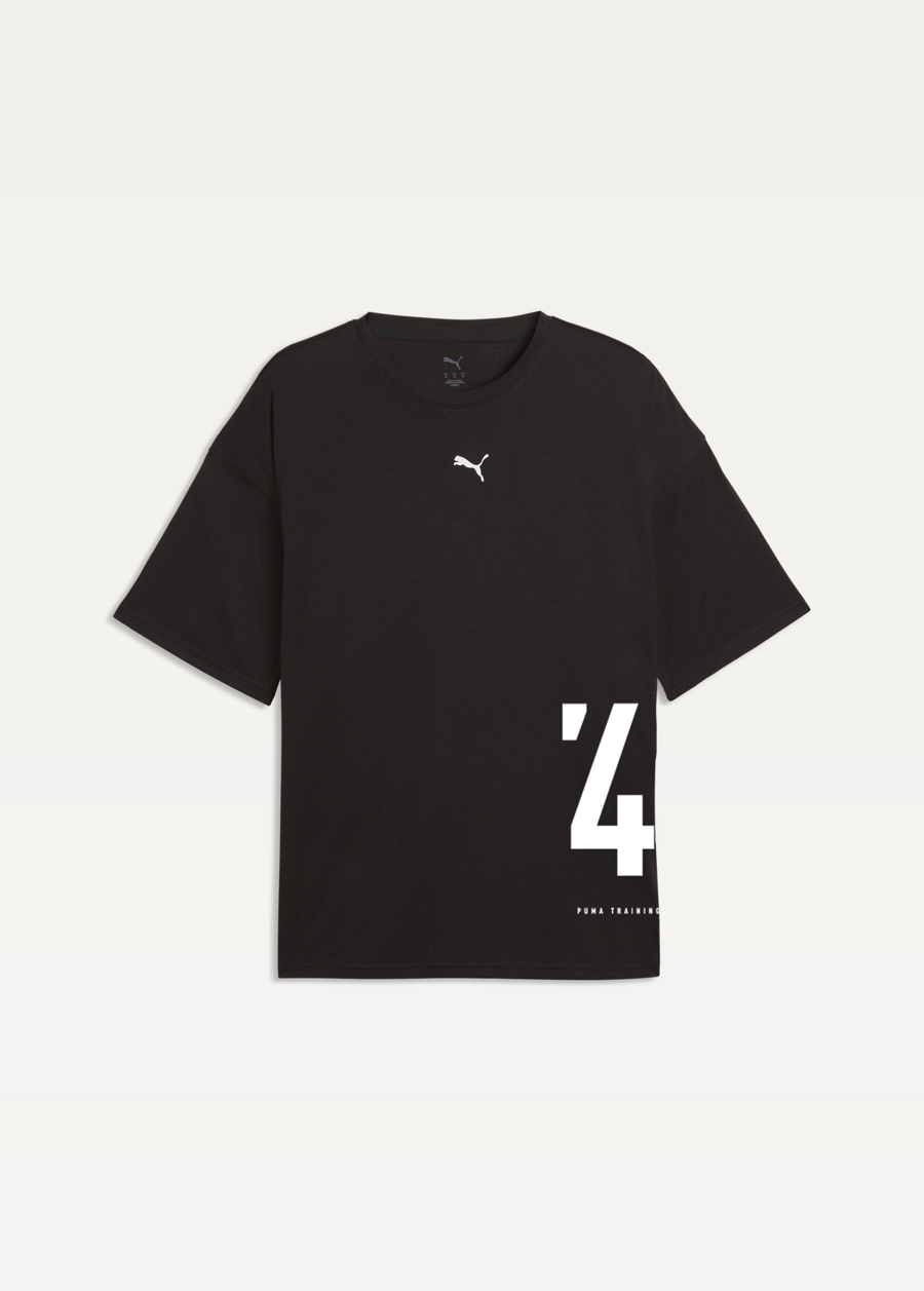 Футболка чоловіча PUMA M GRAPHIC OVERSIZED TEE чорного кольору