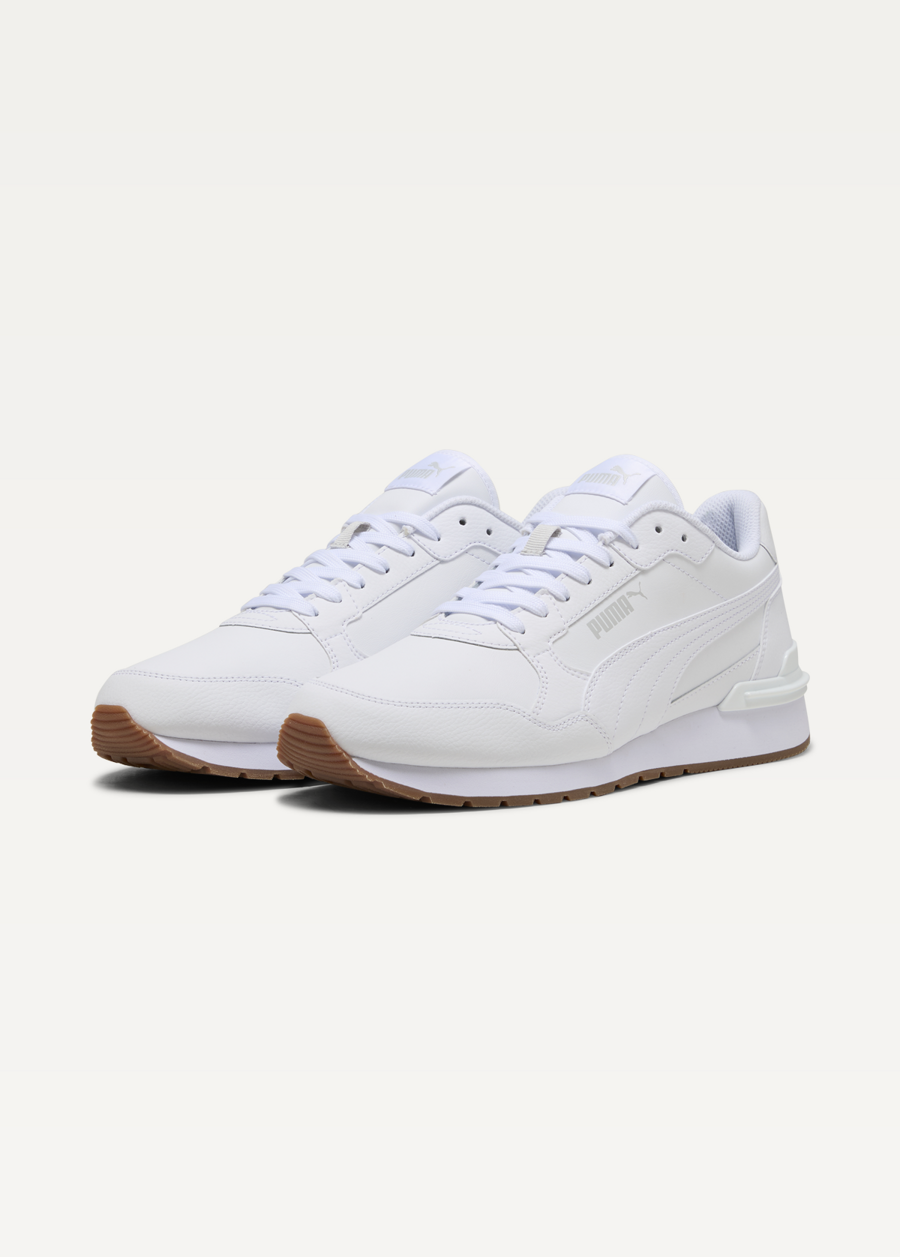 Кросівки чоловічі PUMA ST Runner v4 L PUMA White-Glacial Gray-Gum