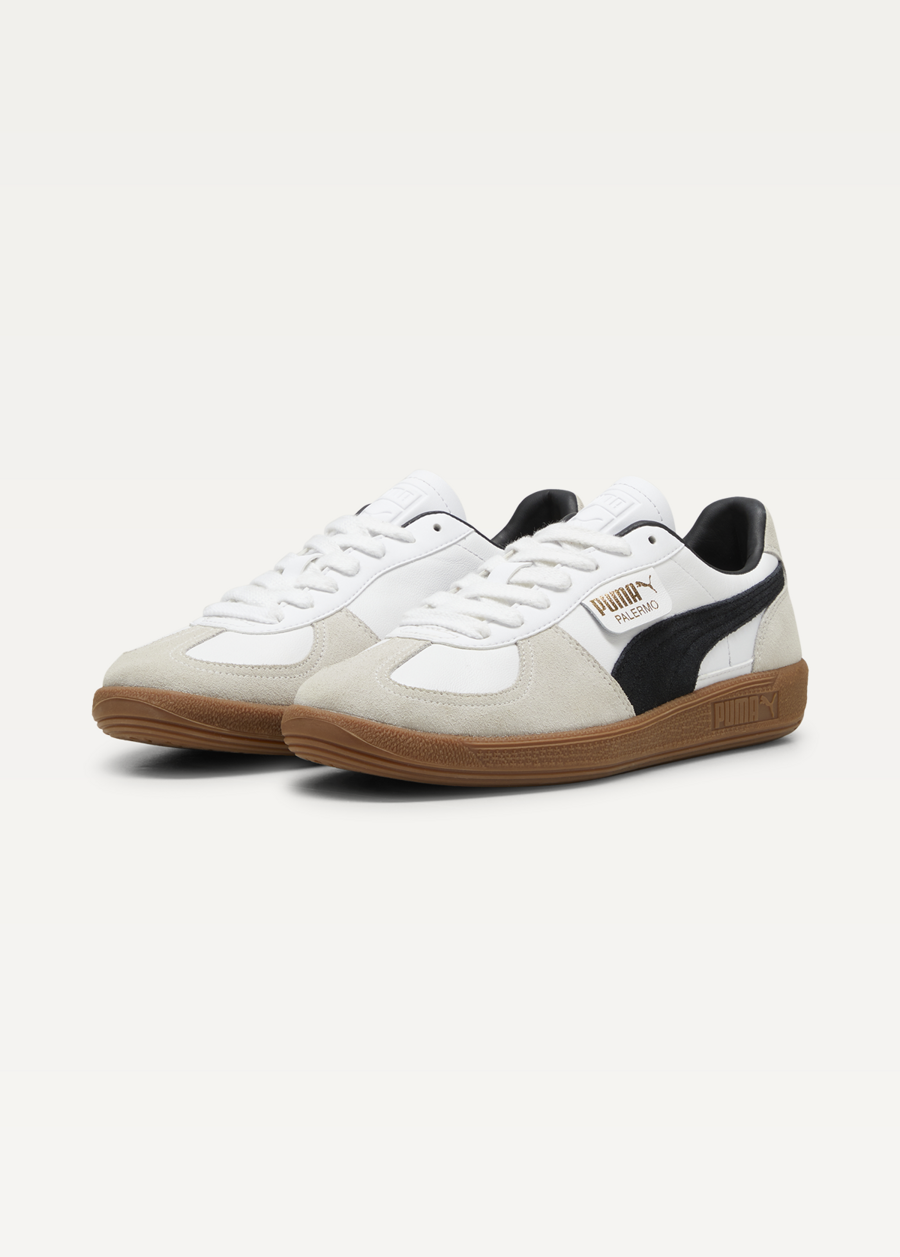 Кросівки PUMA Palermo Lth Unisex PUMA White-Vapor Gray-Gum