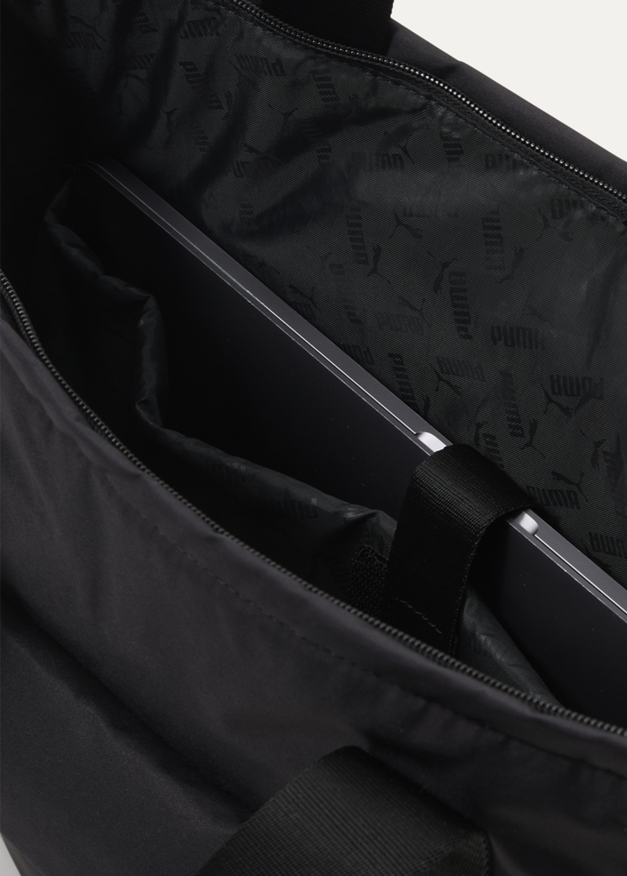 Сумка-шопер PUMA ESSENTIALS Tote Backpack чорного кольору