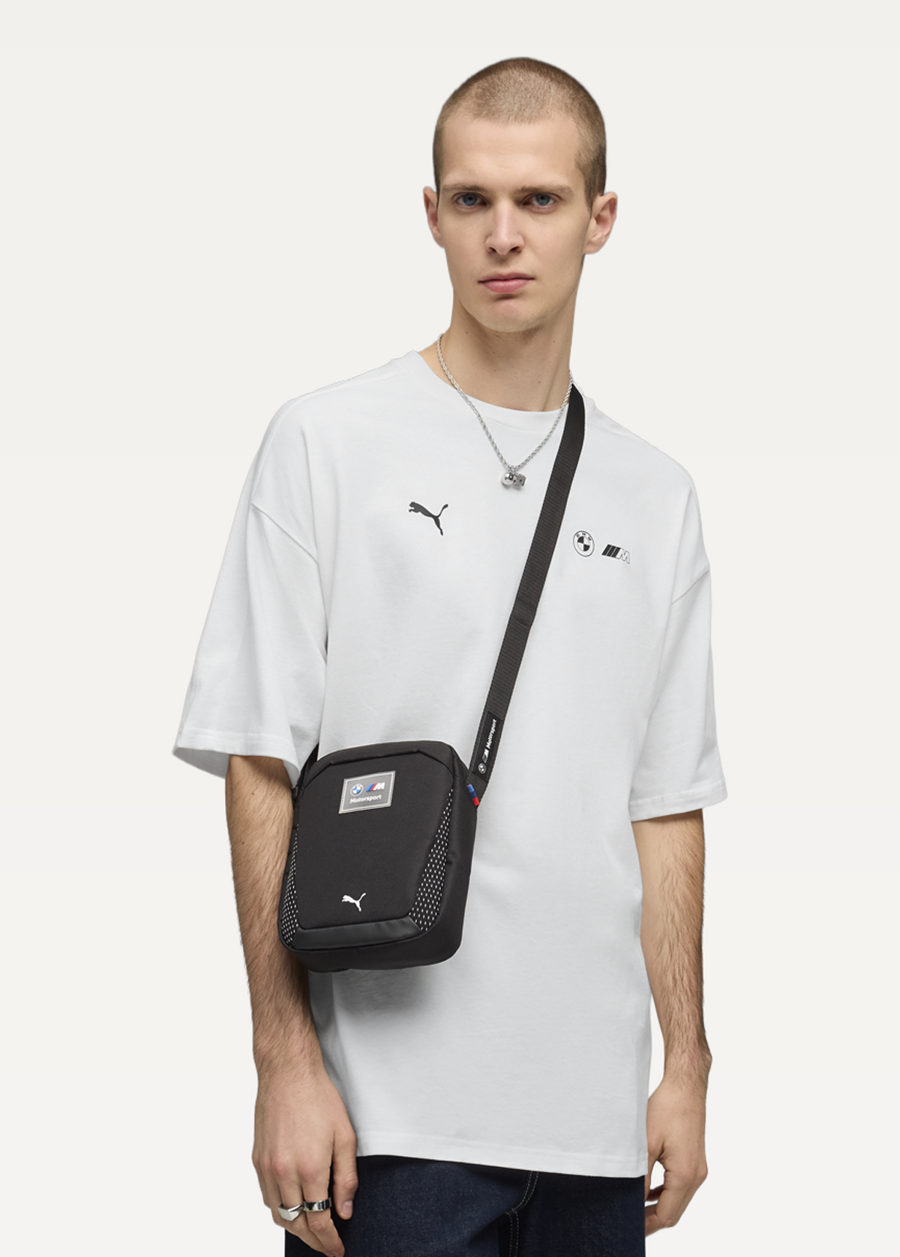 Сумка PUMA BMW MMS Portable Black чорного кольору