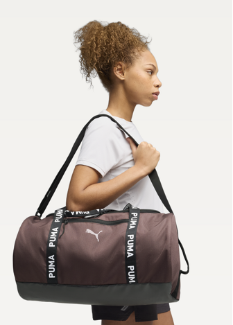 Спортивна сумка жіноча PUMA AT ESS Barrel Bag Chocolate Brown