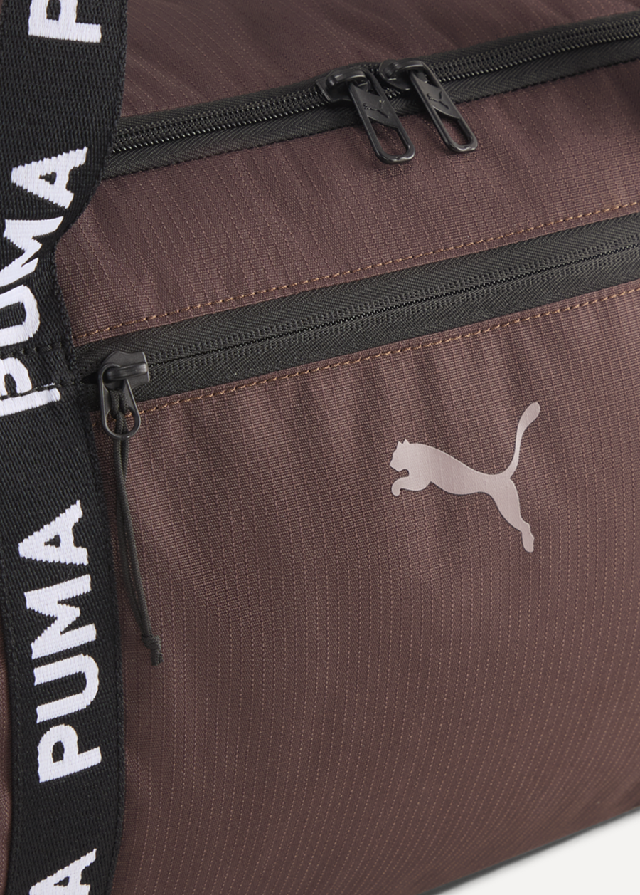 Спортивна сумка жіноча PUMA AT ESS Barrel Bag Chocolate Brown