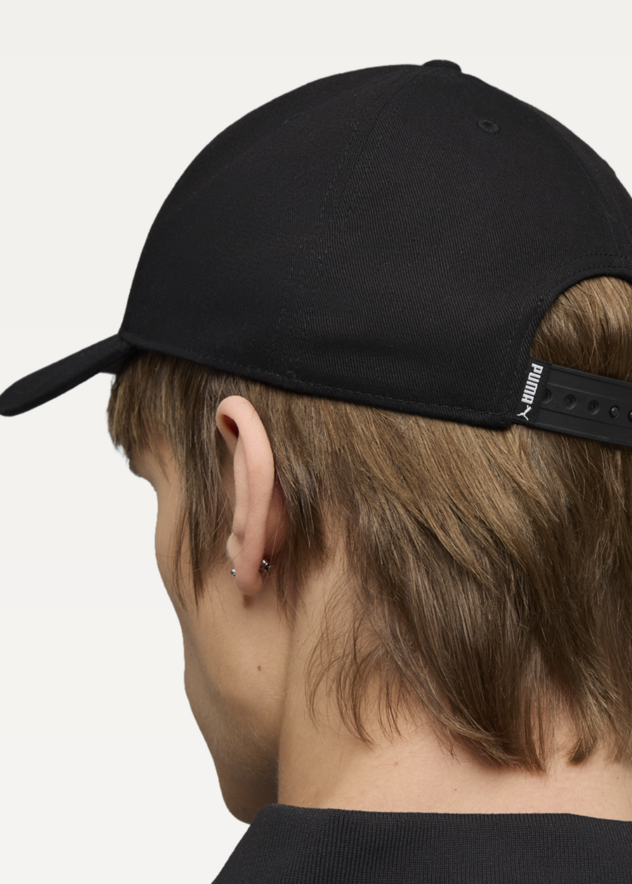 Кепка PUMA ESS ELEVATED PUMA CAT BB Cap чорного кольору