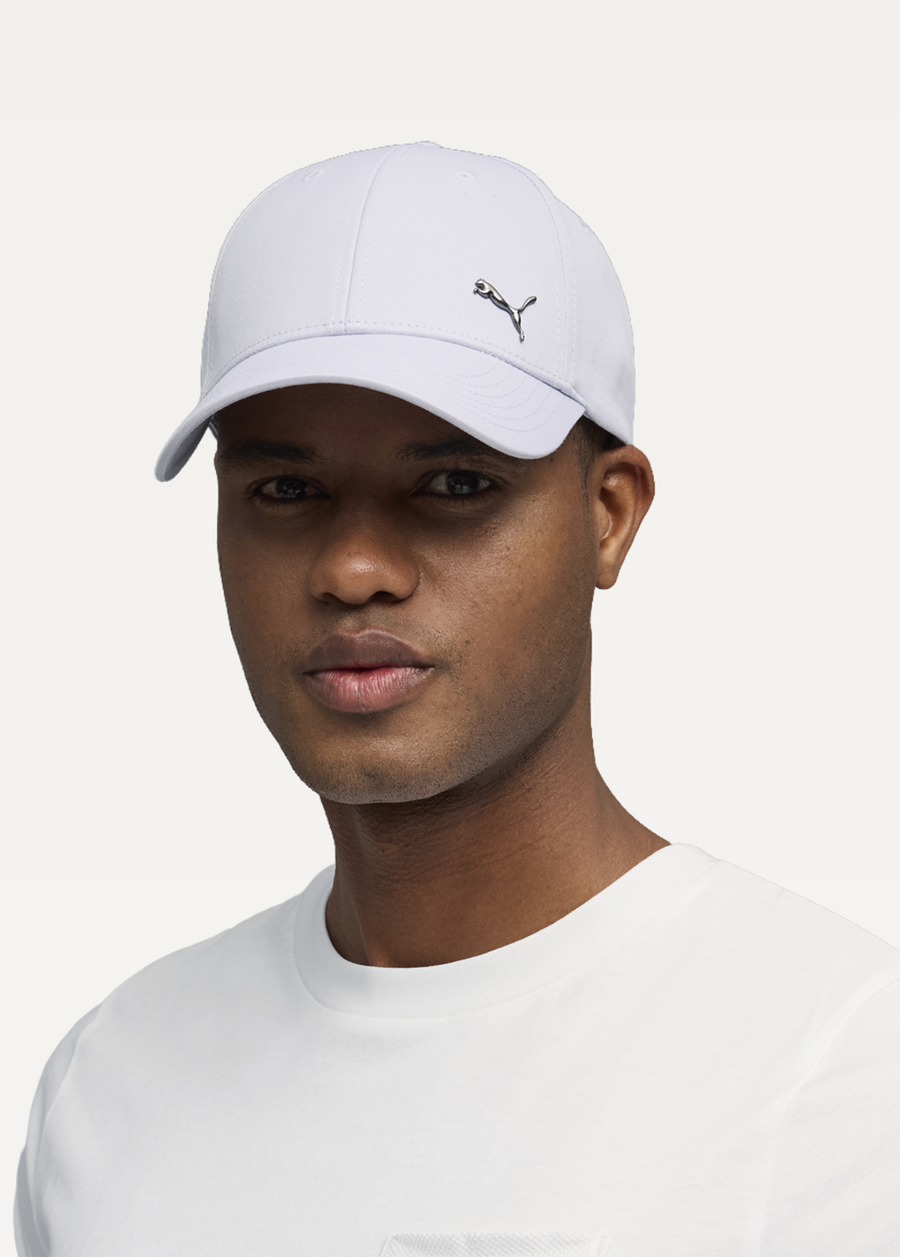 Кепка PUMA ESS METAL PUMA CAT BB Cap Vibrant Silver