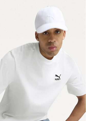 Кепка PUMA PREMIUM ESS CLASSIC BB Cap Unisex білого кольору