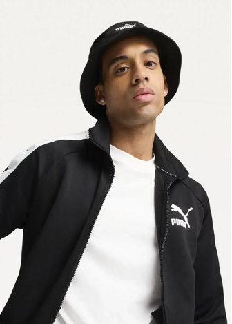 Панама PUMA ESS NO.1 LOGO Bucket Hat Unisex чорного кольору