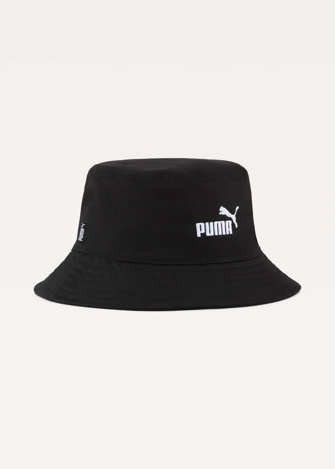 Панама PUMA ESS NO.1 LOGO Bucket Hat Unisex чорного кольору