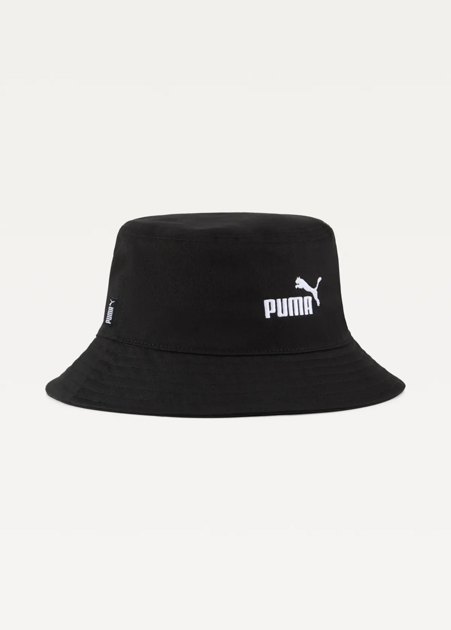 Панама PUMA ESS NO.1 LOGO Bucket Hat Unisex чорного кольору