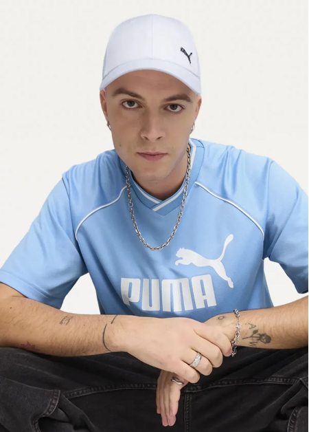 Кепка PUMA ESS METAL PUMA CAT BB Cap Unisex білого кольору