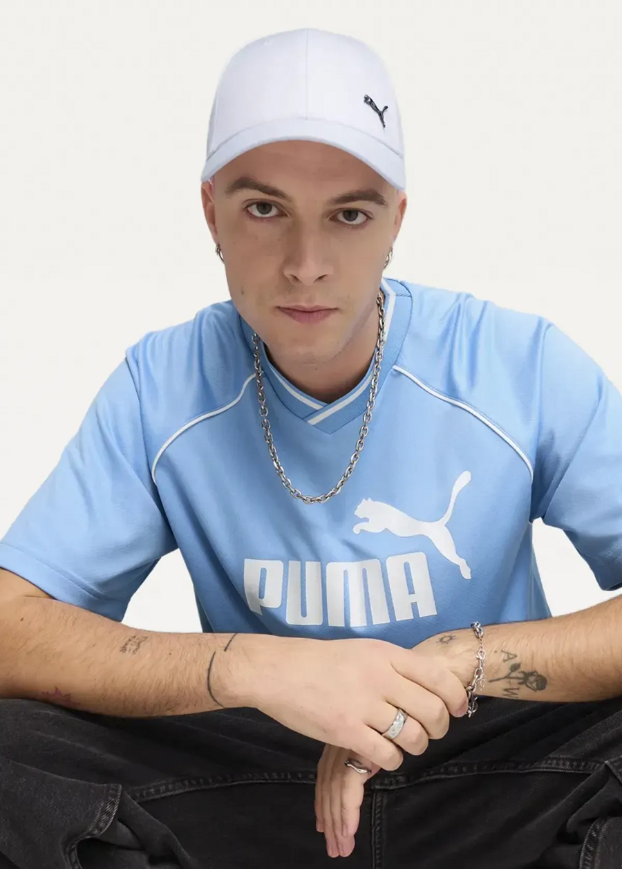 Кепка PUMA ESS METAL PUMA CAT BB Cap Unisex білого кольору