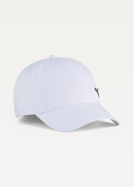 Кепка PUMA ESS METAL PUMA CAT BB Cap Unisex білого кольору