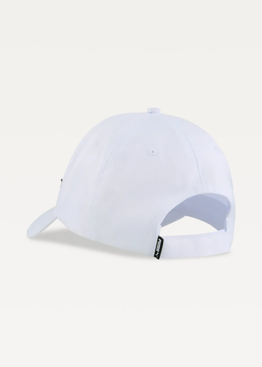 Кепка PUMA ESS METAL PUMA CAT BB Cap Unisex білого кольору