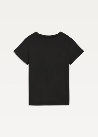 Футболка жіноча PUMA W Run Slogan Graphic Tee чорного кольору