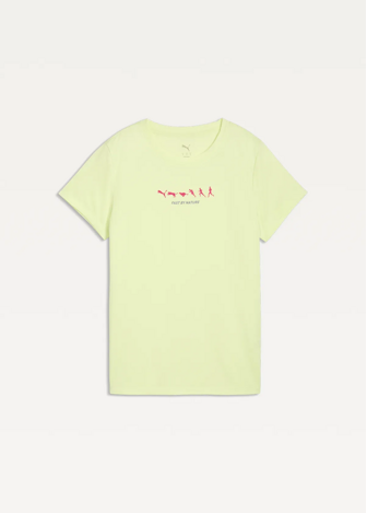 Футболка жіноча PUMA W Run Slogan Graphic Tee Apple Spritz