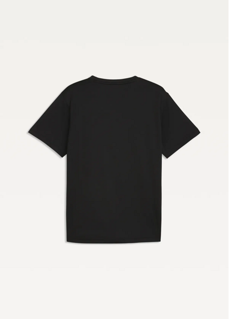 Футболка чоловіча PUMA M Run Slogan Graphic Tee чорного кольору