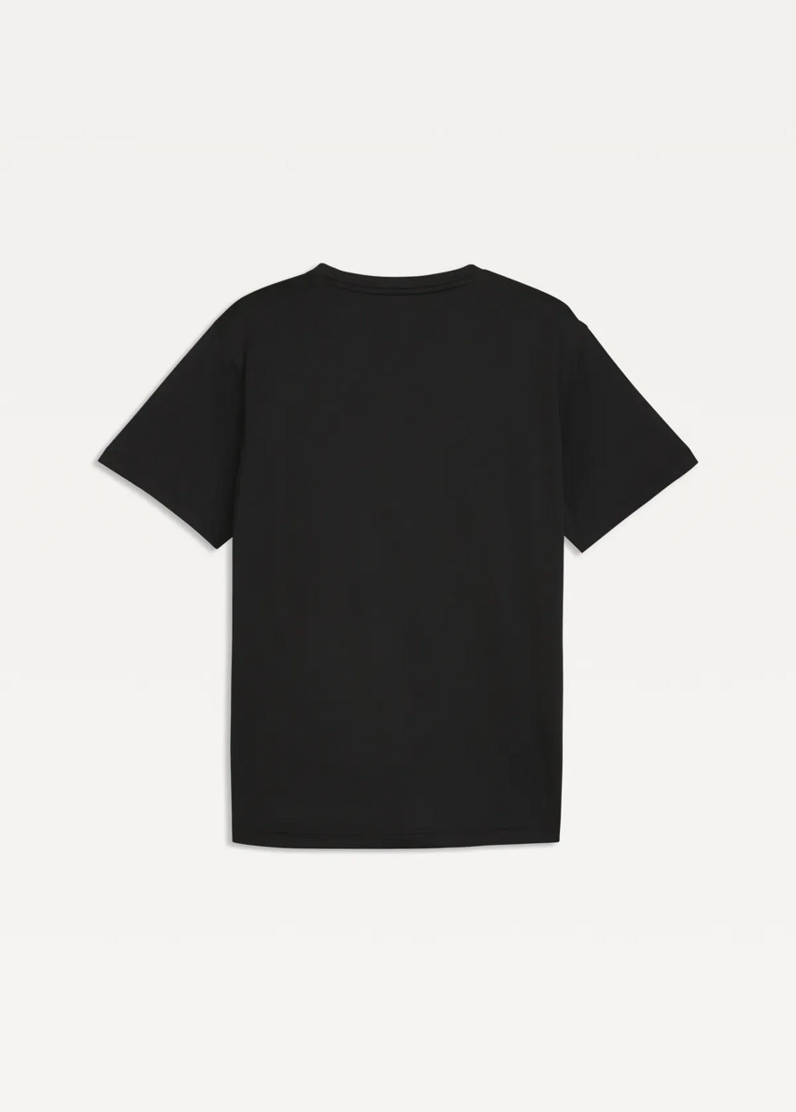 Футболка чоловіча PUMA M Run Slogan Graphic Tee чорного кольору