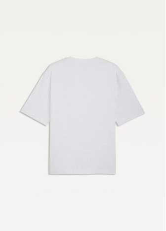 Футболка чоловіча PUMA WARDROBE ESS Boxy Tee White Glow Heather