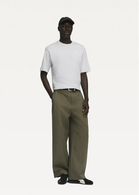 Футболка чоловіча PUMA WARDROBE ESS Boxy Tee White Glow Heather