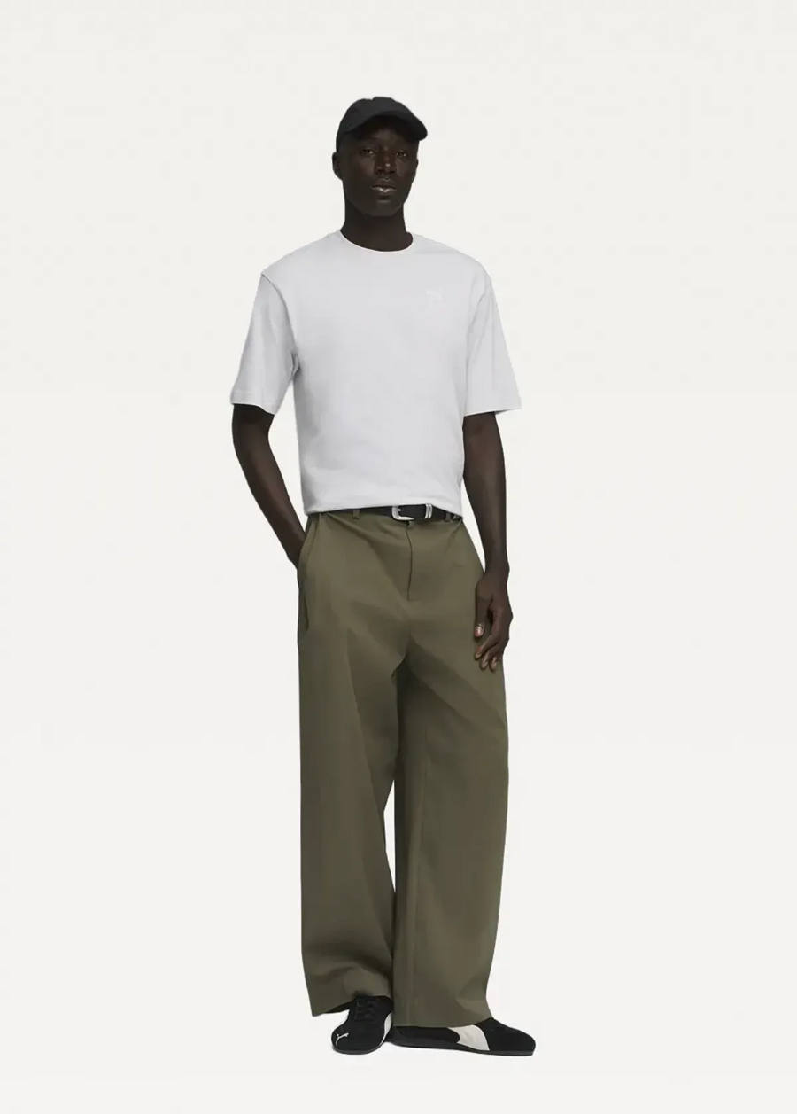 Футболка чоловіча PUMA WARDROBE ESS Boxy Tee White Glow Heather