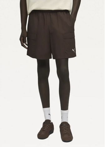 Спортивные шорты мужские PUMA WARDROBE ESS Cargo Shorts Chocolate Brown