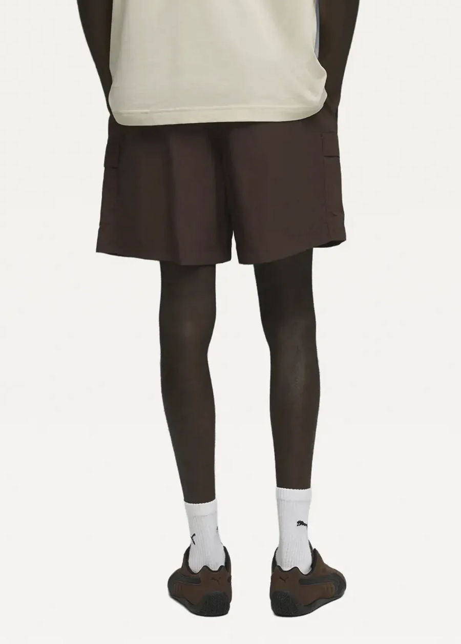 Спортивные шорты мужские PUMA WARDROBE ESS Cargo Shorts Chocolate Brown