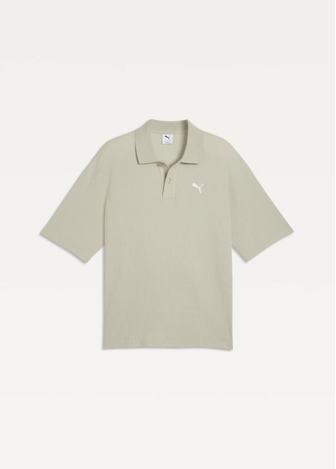 Поло чоловіче PUMA WARDROBE ESS Boxy Polo Pebble Gray