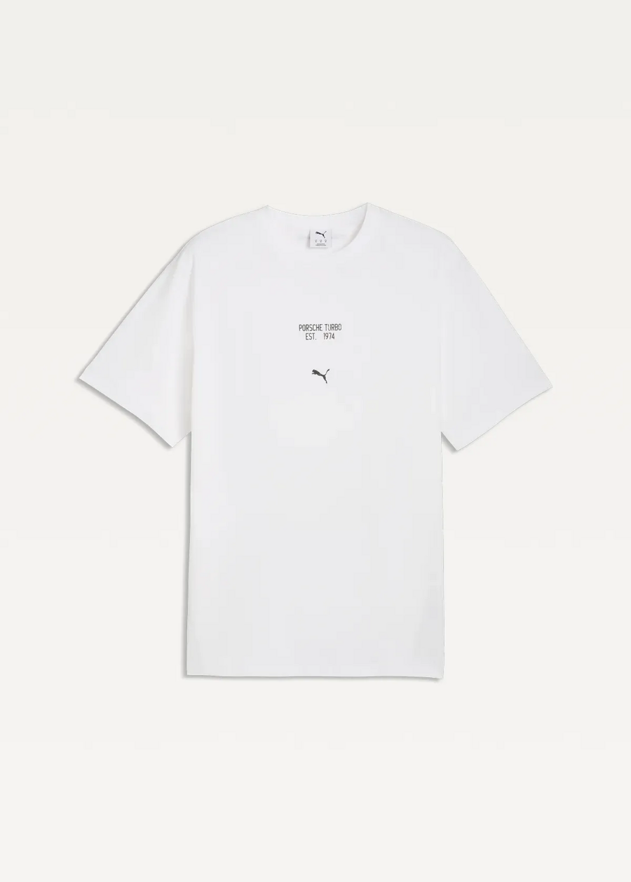 Футболка чоловіча PUMA PL Graphic Tee 2 білого кольору