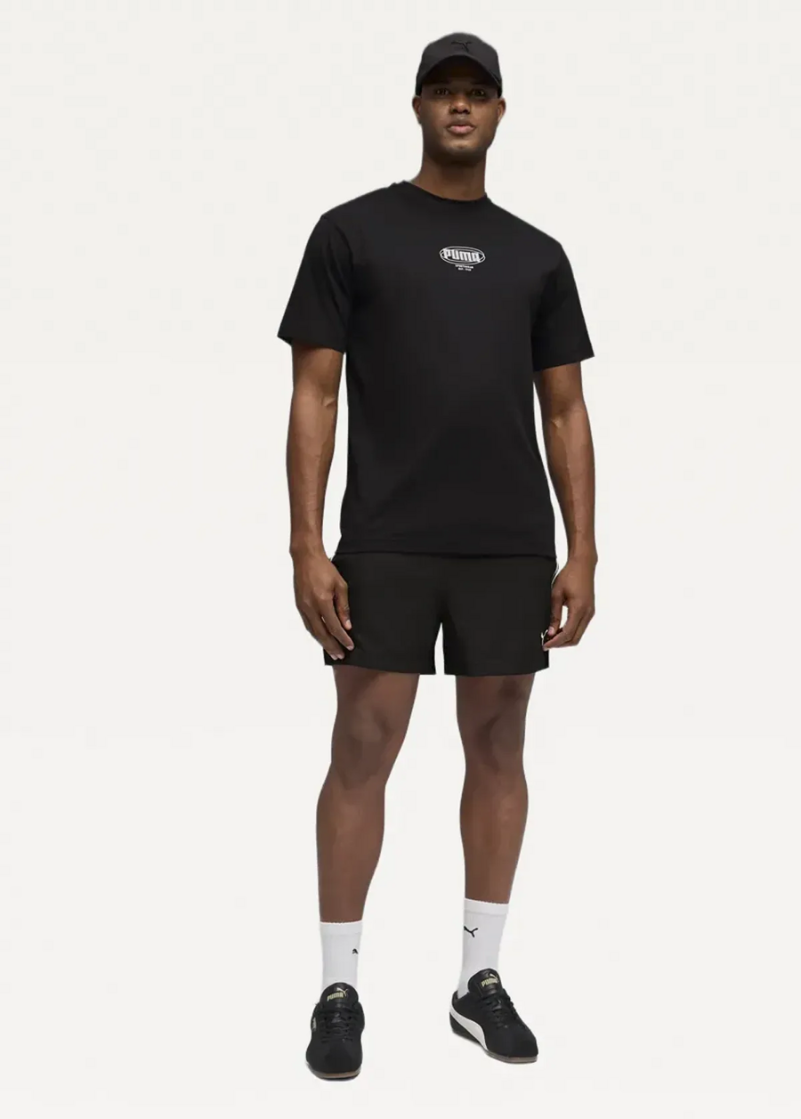 Спортивні шорти чоловічі PUMA ESS TAPE Woven Shorts 5 чорного кольору