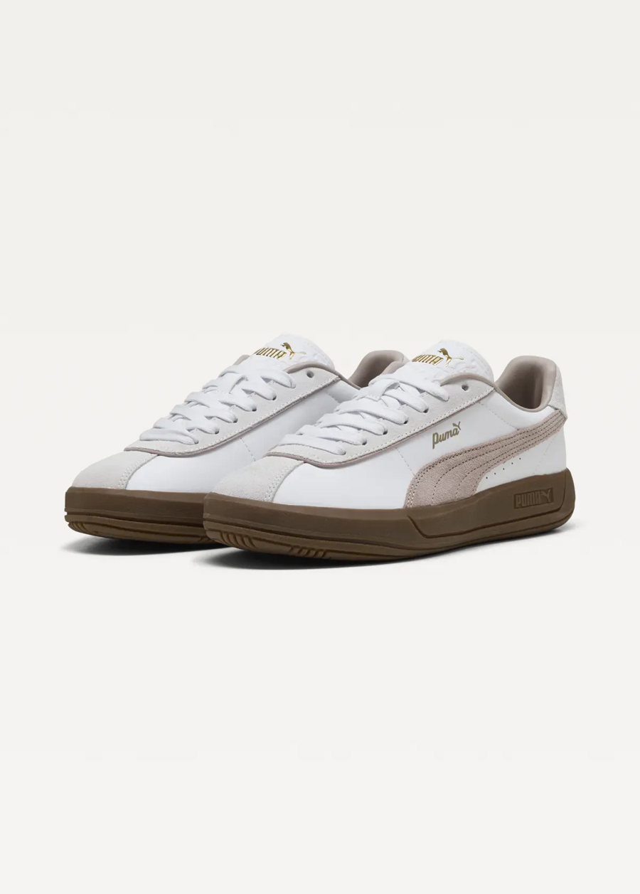 Кросівки жіночі PUMA Club Klassika PUMA White-Rose Latte-PUMA Gold