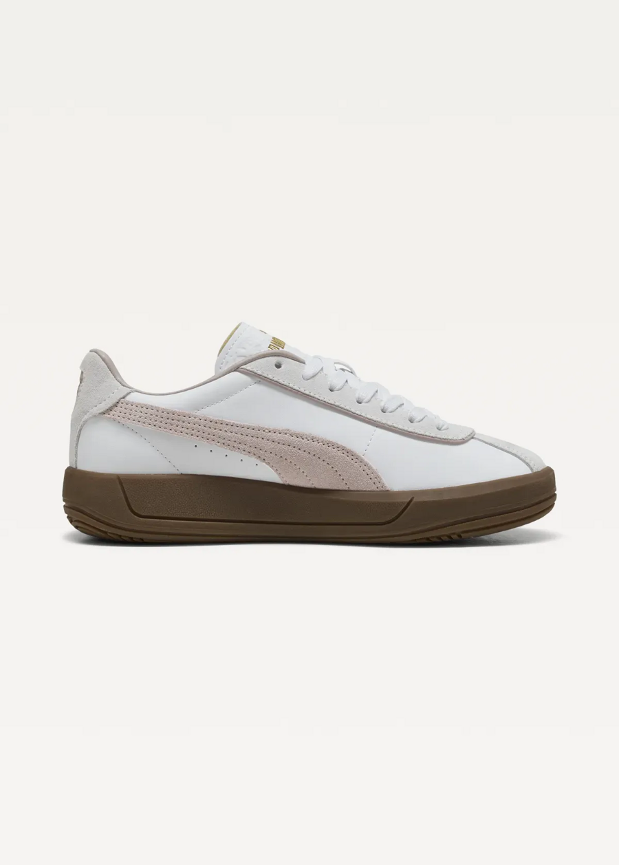Кросівки жіночі PUMA Club Klassika PUMA White-Rose Latte-PUMA Gold