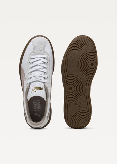Кросівки жіночі PUMA Club Klassika PUMA White-Rose Latte-PUMA Gold