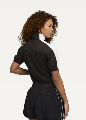 Олімпійка жіноча PUMA T7 Short Sleeve Jacket чорного кольору