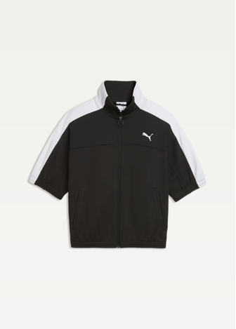 Олімпійка жіноча PUMA T7 Short Sleeve Jacket чорного кольору