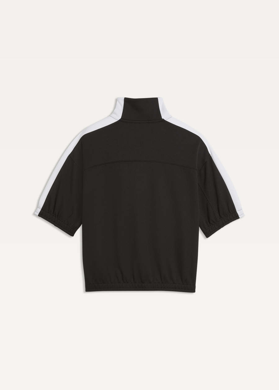 Олімпійка жіноча PUMA T7 Short Sleeve Jacket чорного кольору