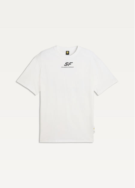 Футболка чоловіча PUMA Ferrari Car Graphic Tee II білого кольору